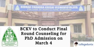 BCKV to Conduct Final Round Counseling for PhD Admission on March 4; Check Details Here!